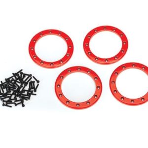 ANELLI BEADLOCK IN ALLUMINIO ROSSO 2,2" (4)