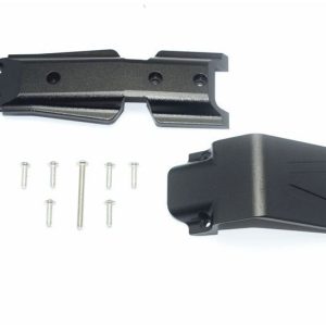 PROTEZIONE ANTERIORE IN ALLUMINIO -SET 9 PEZZI nero GPM TRX 1/10 E-REVO