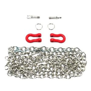 ACCESSORI PER BILANCIA: ANELLI DA TRAINO IN METALLO CON CINGOLATI A CATENA -7PZ GPM ACCESSORI PER BILANCIA ROADTECH argento