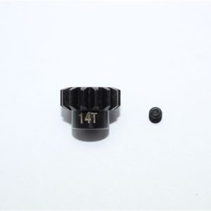 PIGNONE ACCIAIO 14T -SET 2 PEZZI nero GPM TRX TRX4 DEFENDER TRX6