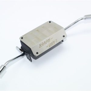 SCALA Acs SERBATOIO CARBURANTE METALLICO+TUBO SCARICO TRX-4 DEFENDER-1PC GPM ROADTECH ACCESSORI SCALA TRX4 DEFENDER nero