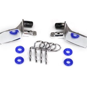 Specchietti laterali cromati, o-rings e clips per carrozzeria 8130