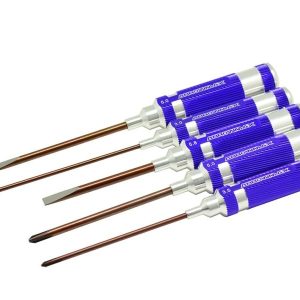 PHILLIPS SCREWDRIVER + FLAT HEAD SCREWDRIVER SET (5) ARROWMAX (Tool sets and bags)