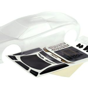 Carrozzeria XO-1 Trasparente con Alettone e Adesivi