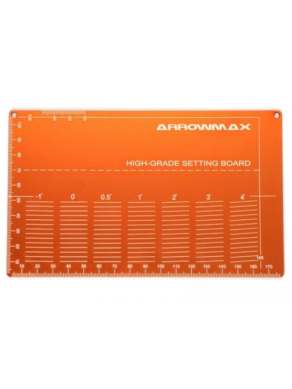 High Grade Setting Board For 1/32 Mini 4WD (Orange) ARROWMAX (1/32 Mini 4WD Special Tools)