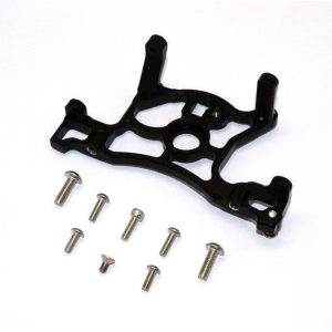 ALU SPUR GEAR COVER MOUNT1PZ SLASH 4X4 LCG 68086-21 VERSIONE GPM TRX 1/10 SLASH 4x4 LCG RALLY nero
