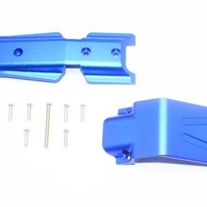 PROTEZIONE ANTERIORE IN ALLUMINIO -SET 9 PEZZI blu GPM TRX 1/10 E-REVO