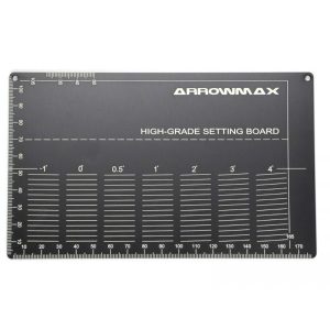 High Grade Setting Board For 1/32 Mini 4WD (Gray) ARROWMAX (1/32 Mini 4WD Special Tools)