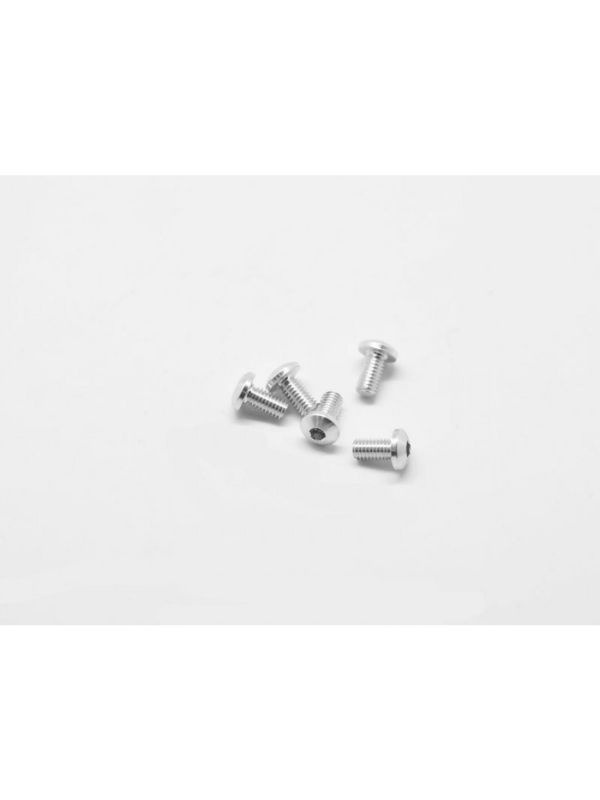 Alu Screw allen roundhead M3x6 Silver (7075) (5) ARROWMAX (Aluminum Screws (7075-T6 ))