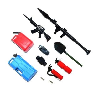 ACCESSORI PER BILANCIA: SET ARMY IN PLASTICA PER CINGOLATI -SET 11 PEZZI GPM ROADTECH ACCESSORI PER BILANCIA