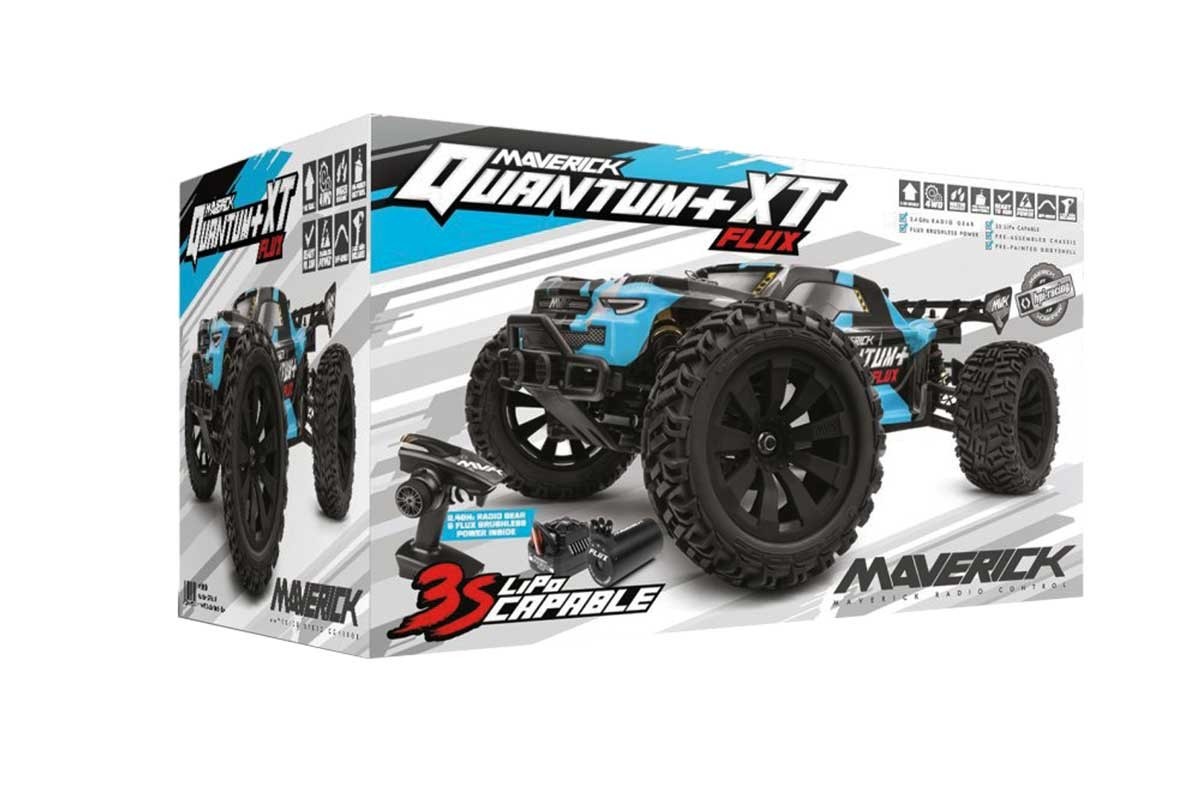 QUANTUM + XT FLUX 3S 1/10 4WD STADIUM TRUCK BLUE - immagine 5