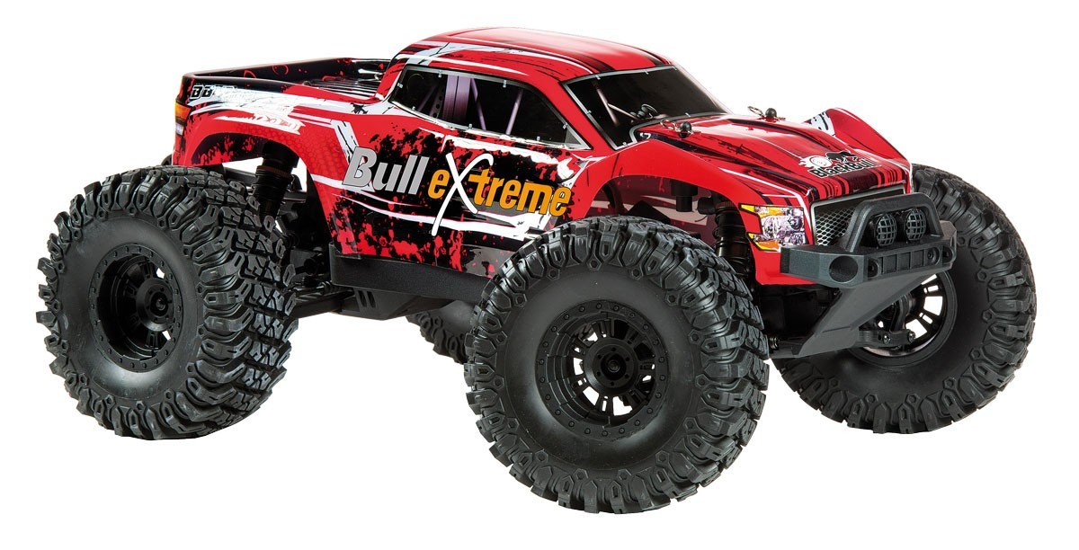 MONSTER BULLEXTREME 1/10 BRUSHLESS RTR ROSSO 70195