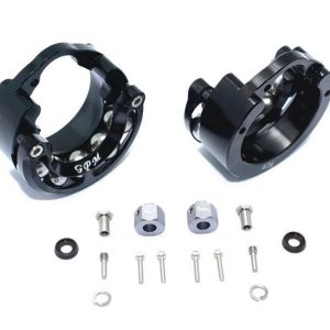 PESO ASSE RUOTA A PENDOLO IN ALLUMINIO + 9MM ESAGONALE ADP -16PZ GPM TRX TRX4 DEFENDER TRX6 nero