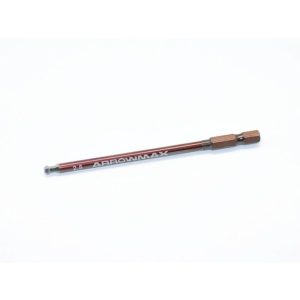 BALL DRIVER HEX WRENCH 2.5 X 70MM  QUICK DRIVE TIP ARROWMAX (QUICK DRIVE TIP CADDY SET)
