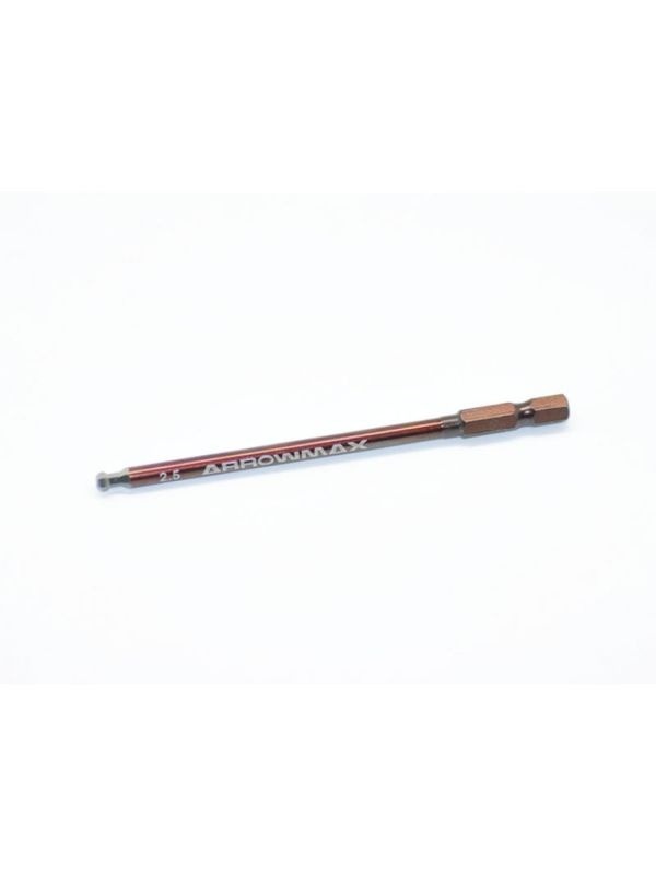 BALL DRIVER HEX WRENCH 2.5 X 70MM QUICK DRIVE TIP ARROWMAX (QUICK DRIVE TIP CADDY SET)
