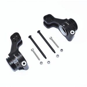 BRACCIO A SNODO POSTERIORE IN ALLUMINIO - SET 10 PZ nero GPM ARRMA 1/5 KRATON 8S OUTCAST 8S