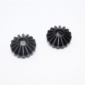 INGRANAGGIO CONICO GRANDE IN ACCIAIO - 2 PZ (PER TT02 / TT02B) nero GPM TAMIYA TT02