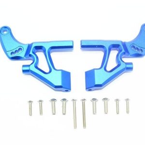 BRACCETTI ALA POSTERIORE IN ALLUMINIO -SET 12PZ blu GPM TRX 1/10 E-REVO