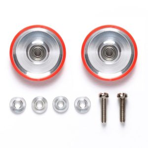 ROTELLE 17mm ANELLLO IN PLASTICA ROSSO