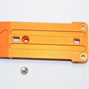 SUPPORTO SOSPENSIONE ANTERIORE IN ALLUMINIO - SET 1PZ arancione GPM TRX XMAXX 8S 6S