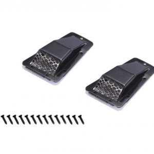 ACCESSORI PER BILANCIA: PARAFANGO VENT IN METALLO (STILE A) -SET DA 16 PEZZI GPM ROADTECH ACCESSORI PER BILANCIA TRX4 DEFENDER nero