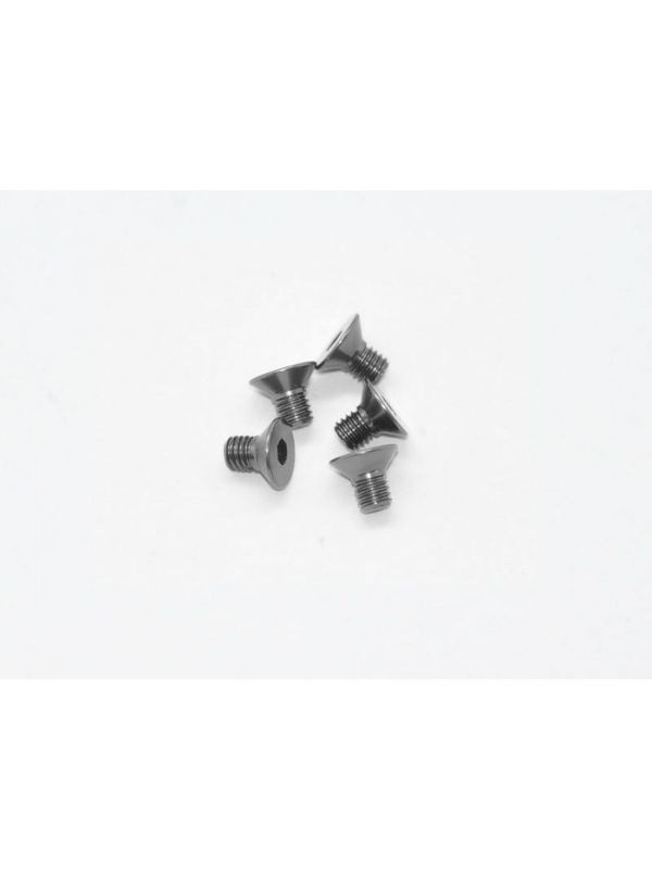Alu Screw allen countersunk M3x5 Gray (7075) (5) ARROWMAX (Aluminum Screws (7075-T6 ))