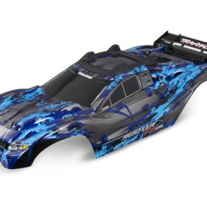 Carrozzeria Rustler 4wd Verniciata Argento completa di supporti e accessori in plastica