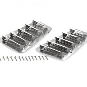 ACCESSORI PER BILANCIA: VENTOLA PER PARAFANGO IN METALLO (STILE B) -SET DA 16 PEZZI GPM ROADTECH ACCESSORI PER BILANCIA TRX4 DEFENDER argento
