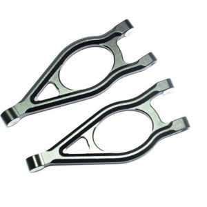 BRACCIO SOSPENSIONE ANTERIORE SUPERIORE IN ALLUMINIO - SET 2 PEZZI nero GPM ARRMA 1/10 FAZON VOLTAGE