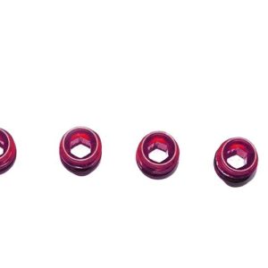 COLLARI IN LEGA CON RONDELLE IN GOMMA PER ERV0214SET PZ GPM TRX 1/16 E-REVO rosso