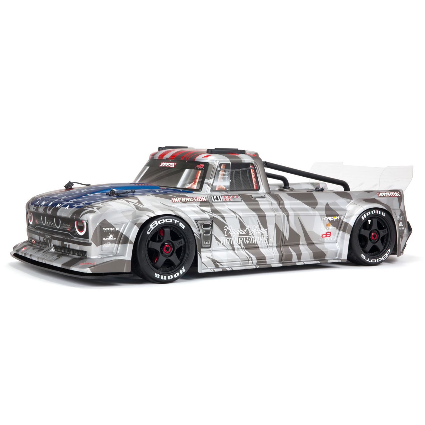 1/7 INFRACTION 6S BLX V2 All-Road Truck RTR Silver - immagine 17