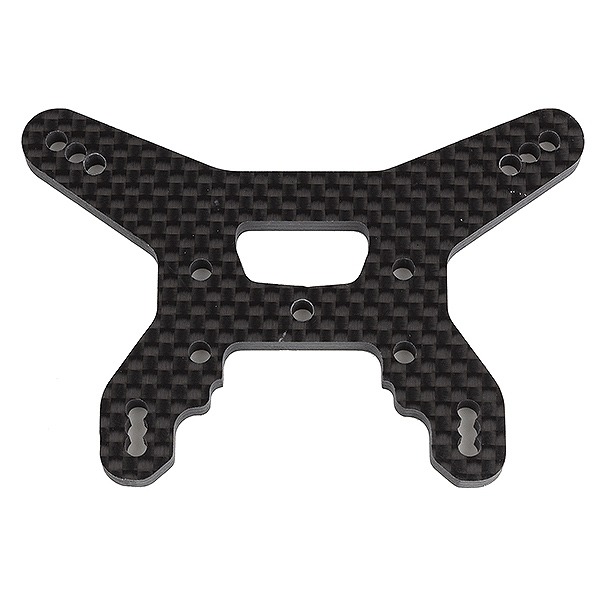 Team Associated RC10B74.1 FT Rear Shock Tower, 31mm V2, carbon fiber