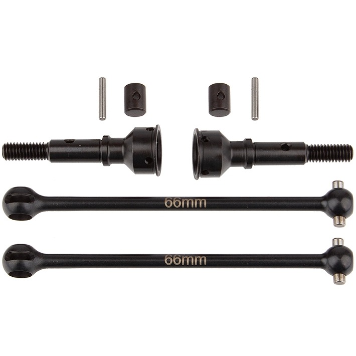 Team Associated RC10B74.1 Rear CVA Set, 66mm