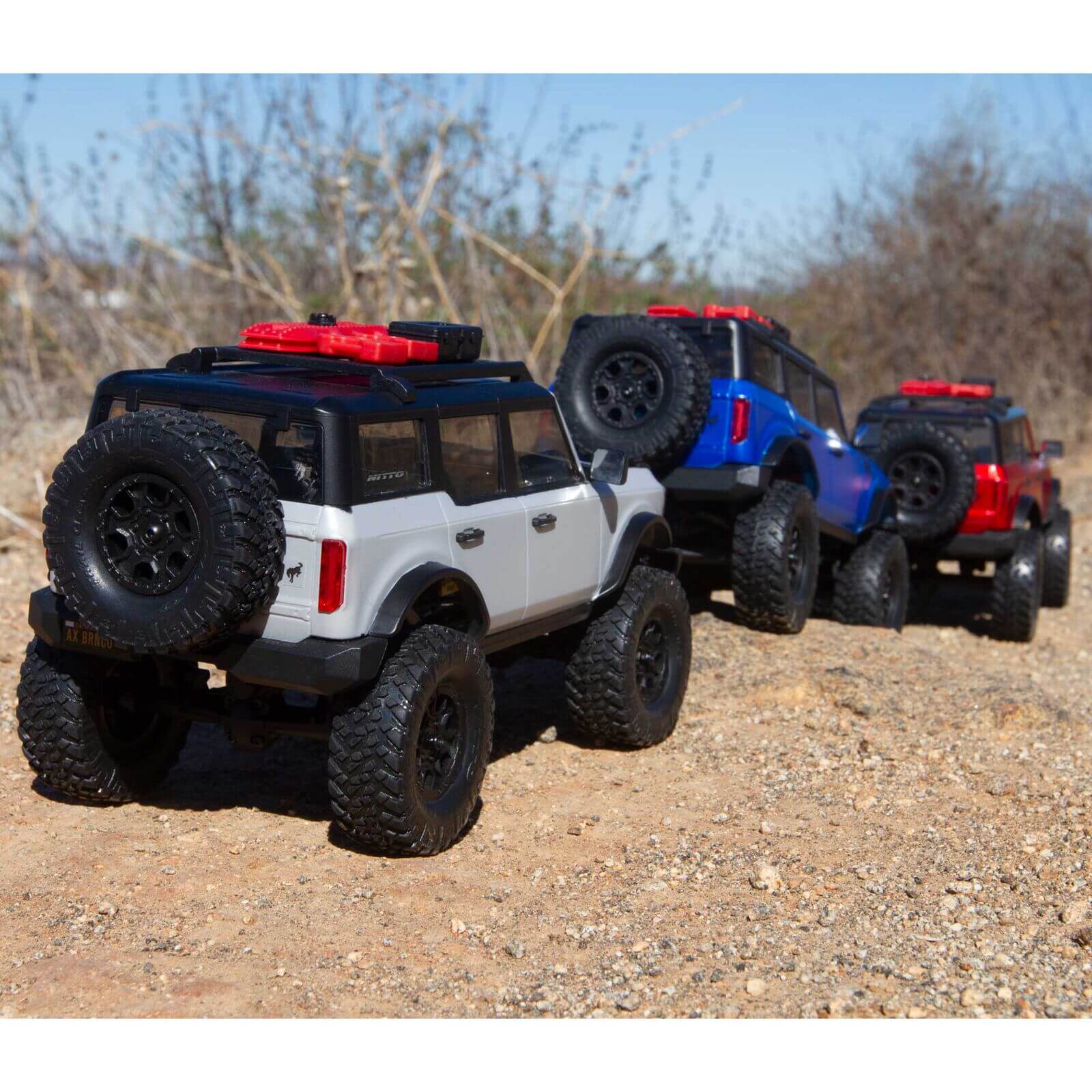 1/24 SCX24 2021 Ford Bronco 4WD Truck Brushed RTR Grey - immagine 7