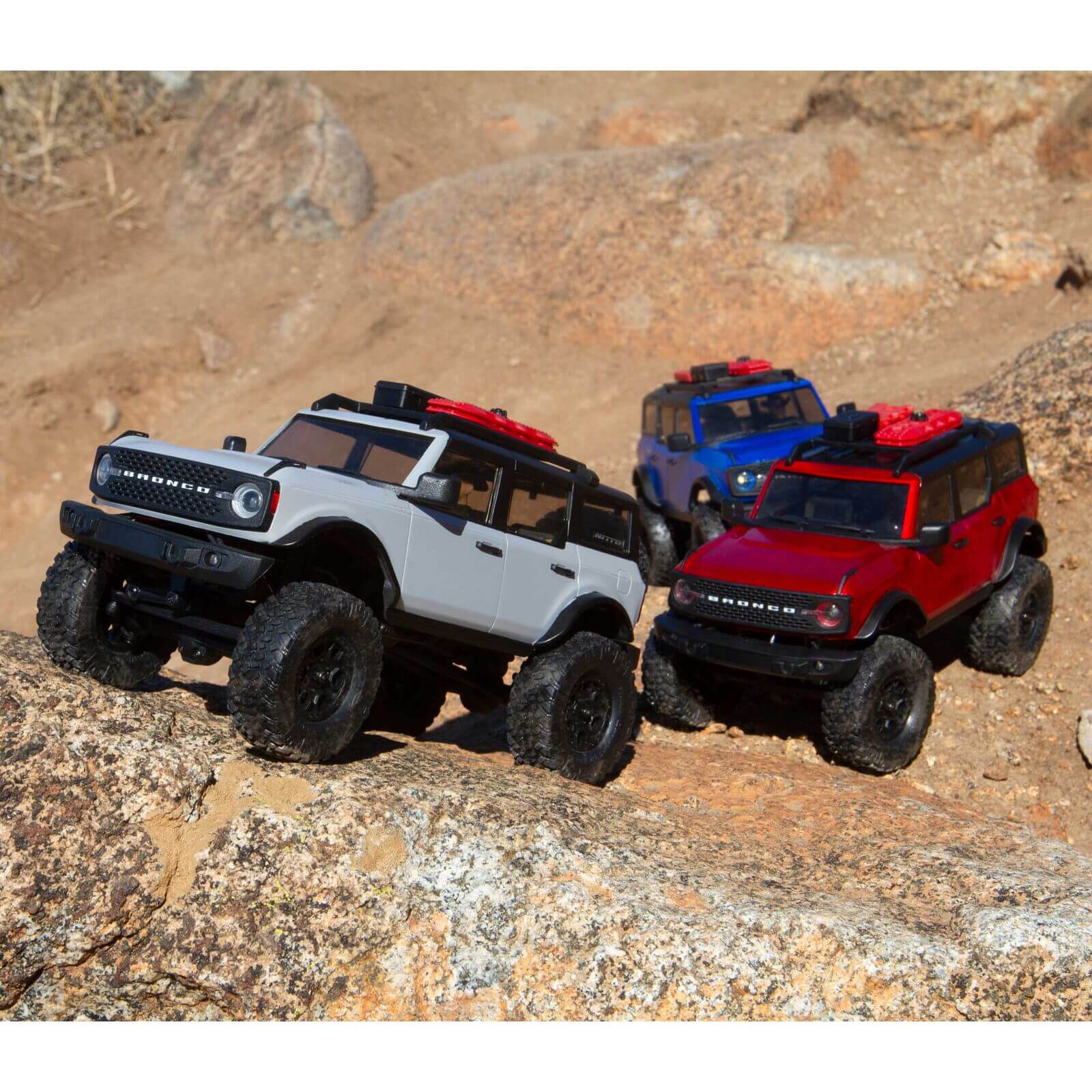 1/24 SCX24 2021 Ford Bronco 4WD Truck Brushed RTR Grey - immagine 8