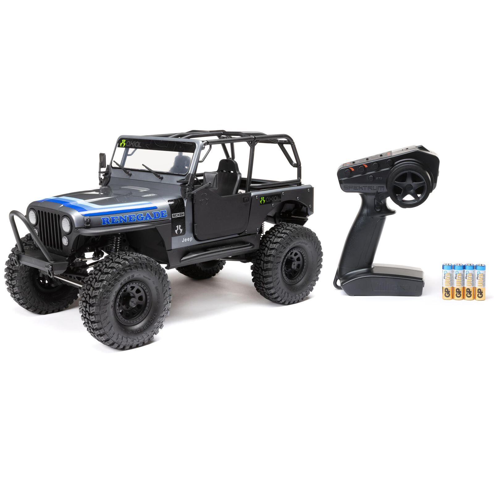 1/10 SCX10 III Jeep CJ-7 4WD Brushed RTR Grey - immagine 3