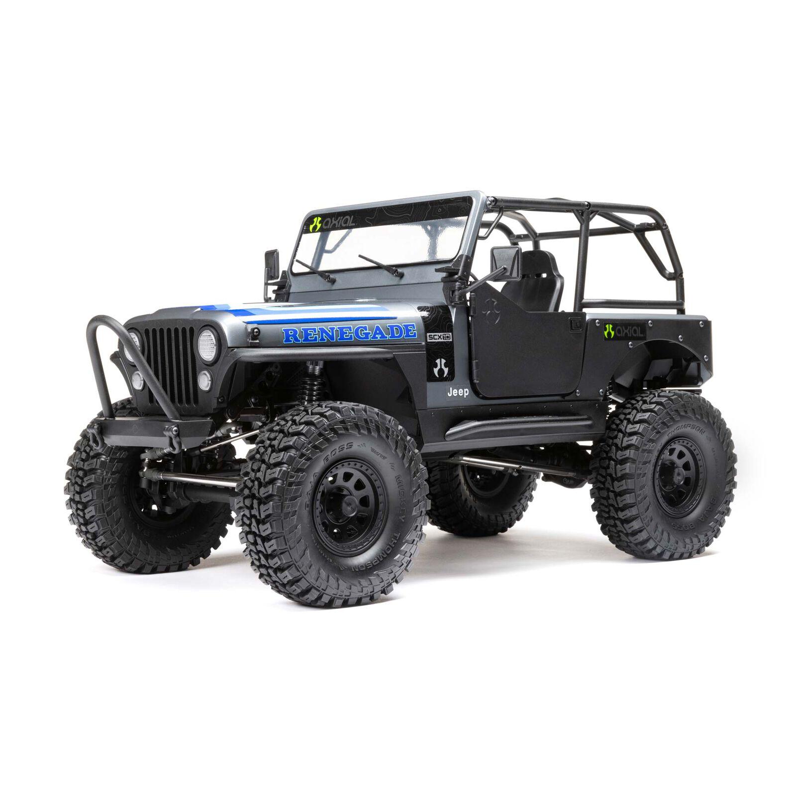 1/10 SCX10 III Jeep CJ-7 4WD Brushed RTR Grey