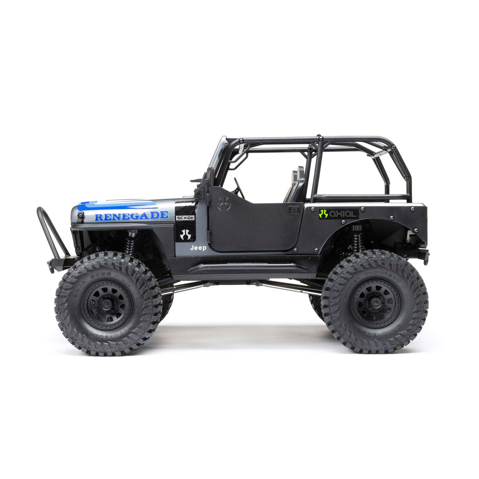 1/10 SCX10 III Jeep CJ-7 4WD Brushed RTR Grey - immagine 8