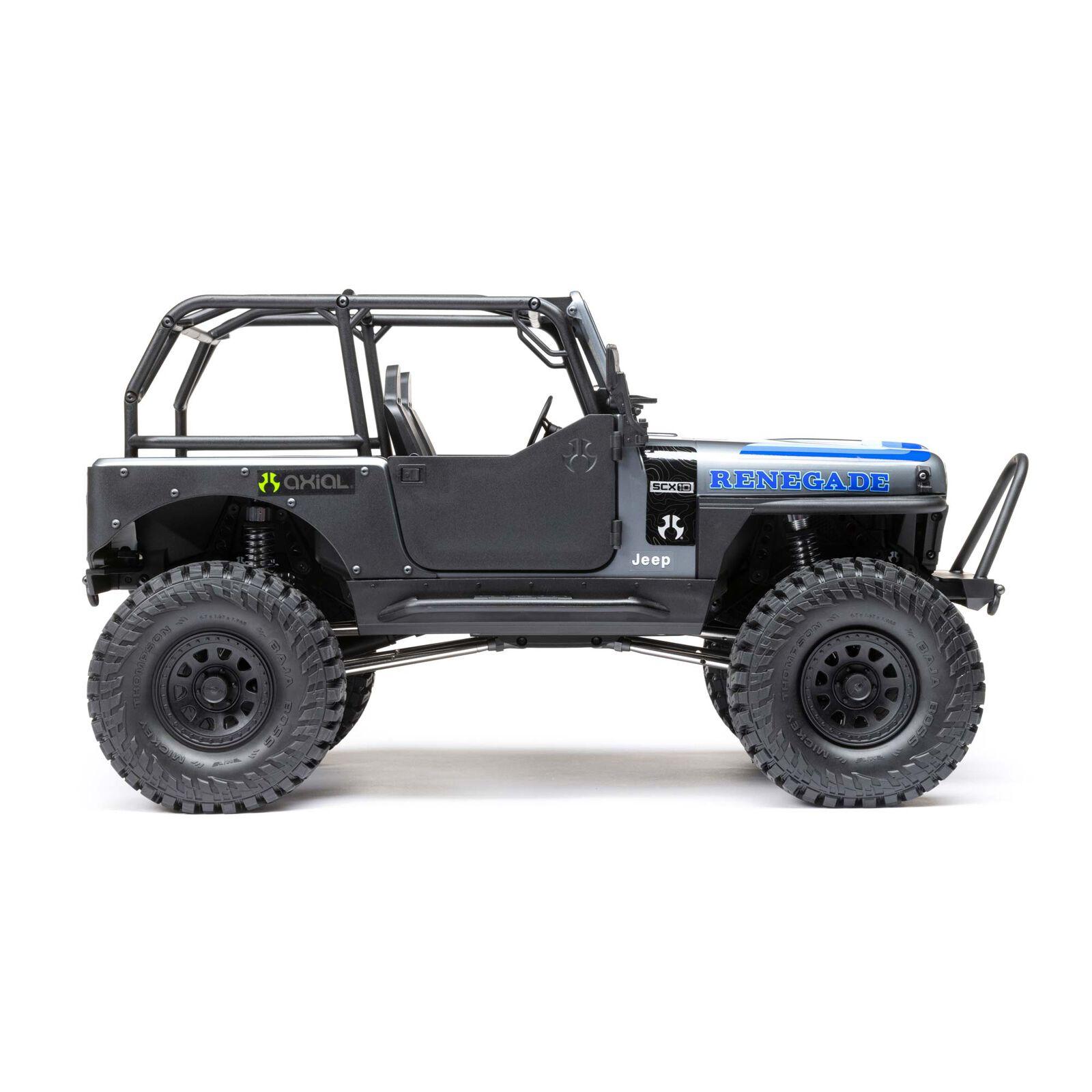 1/10 SCX10 III Jeep CJ-7 4WD Brushed RTR Grey - immagine 9