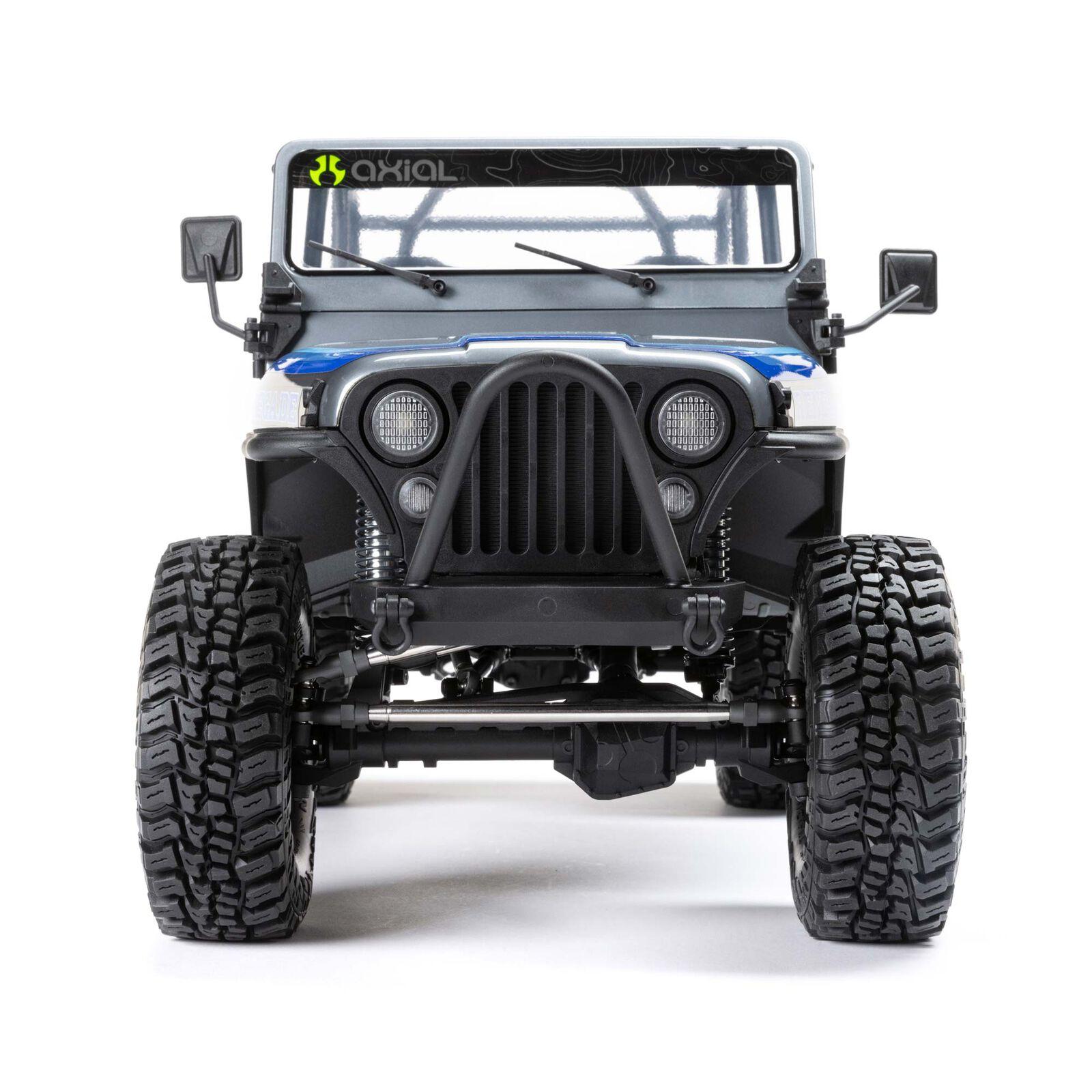 1/10 SCX10 III Jeep CJ-7 4WD Brushed RTR Grey - immagine 10