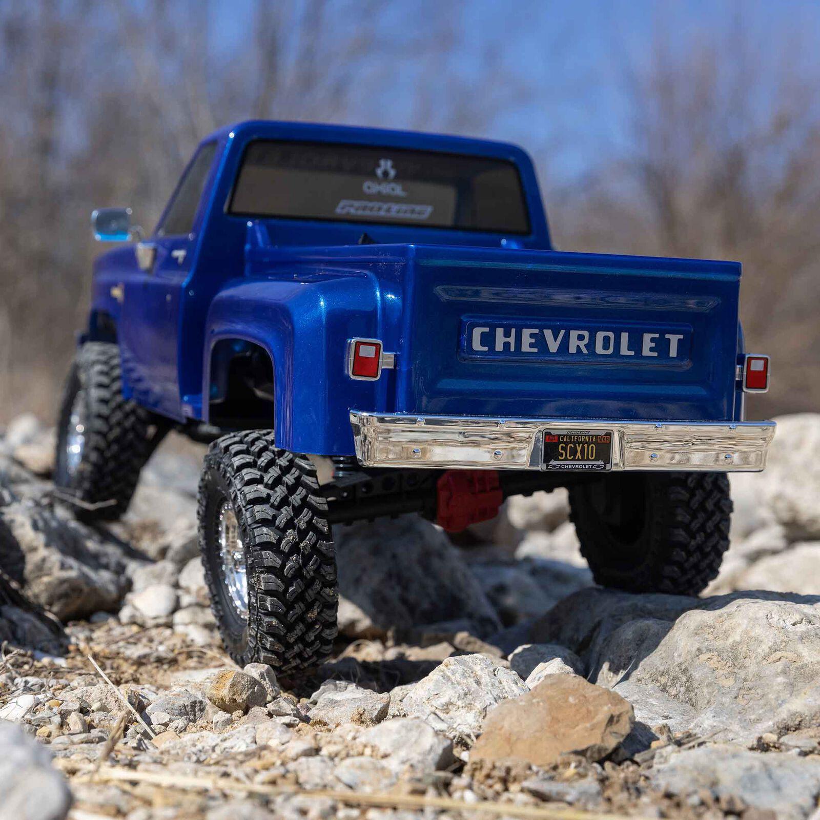 1/10 SCX10 III Base Camp 1982 Chevy K10 4X4 RTR Blue - immagine 3