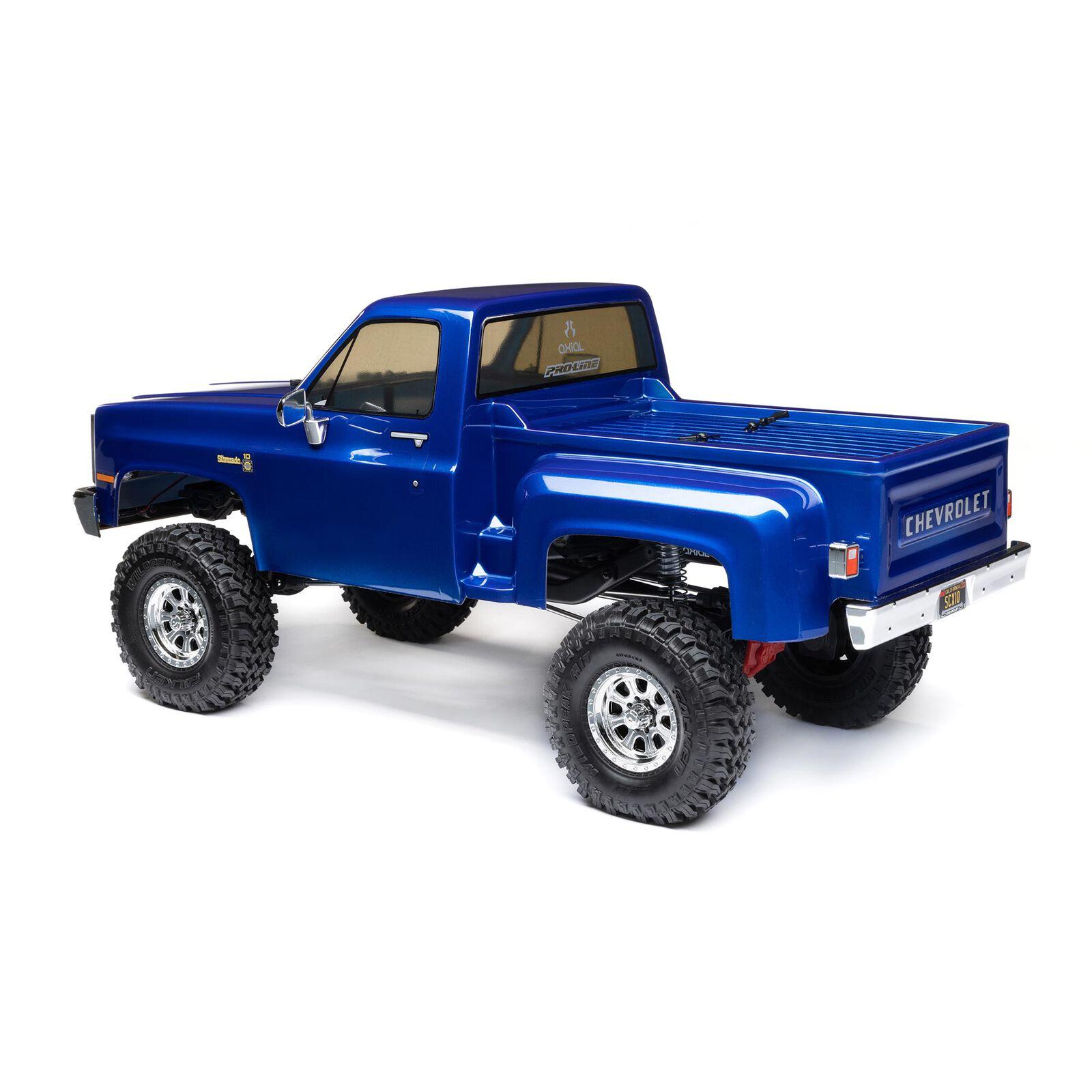 1/10 SCX10 III Base Camp 1982 Chevy K10 4X4 RTR Blue - immagine 12