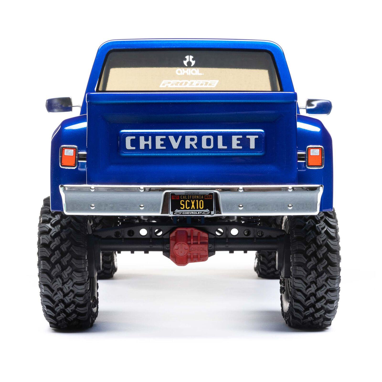 1/10 SCX10 III Base Camp 1982 Chevy K10 4X4 RTR Blue - immagine 11