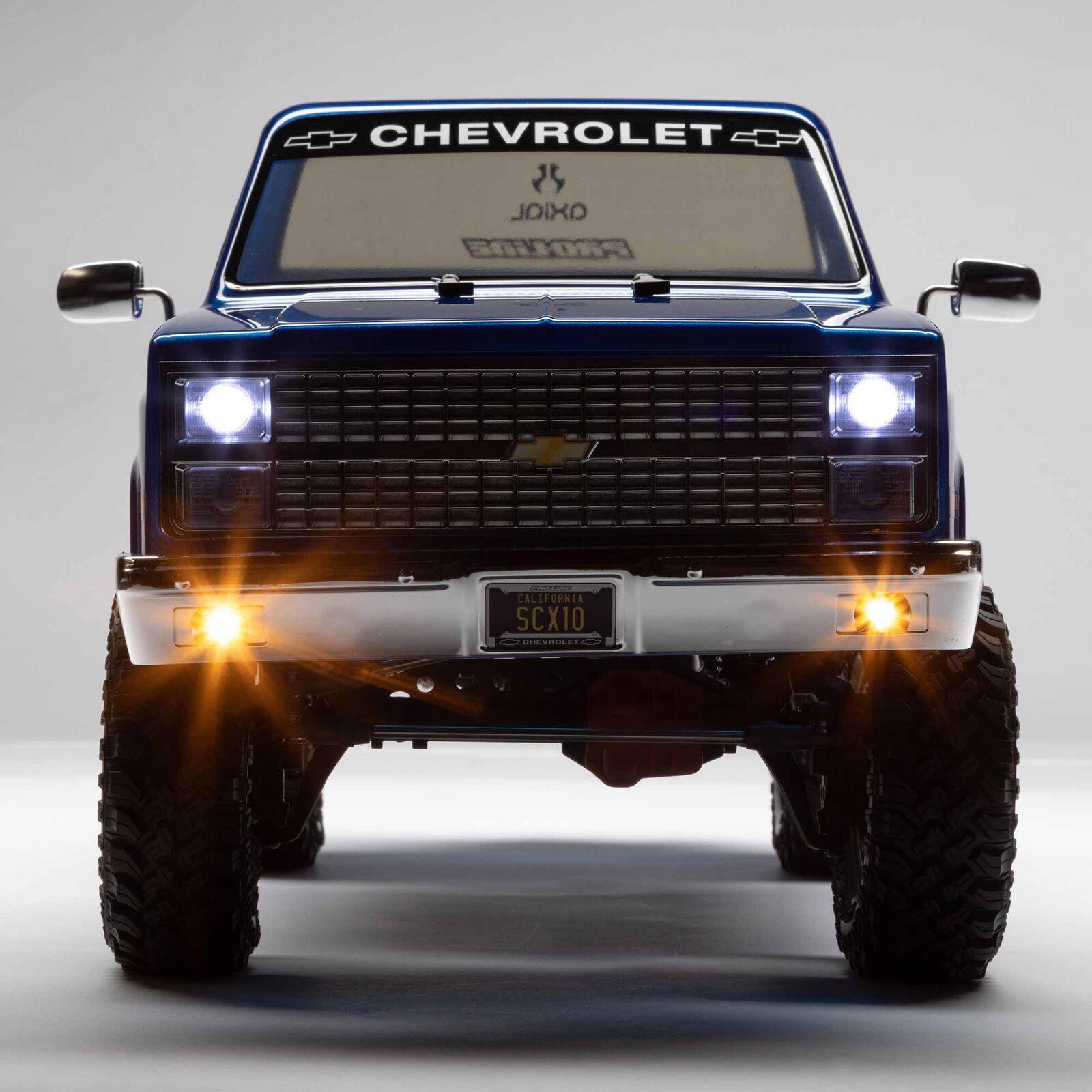 1/10 SCX10 III Base Camp 1982 Chevy K10 4X4 RTR Blue - immagine 17