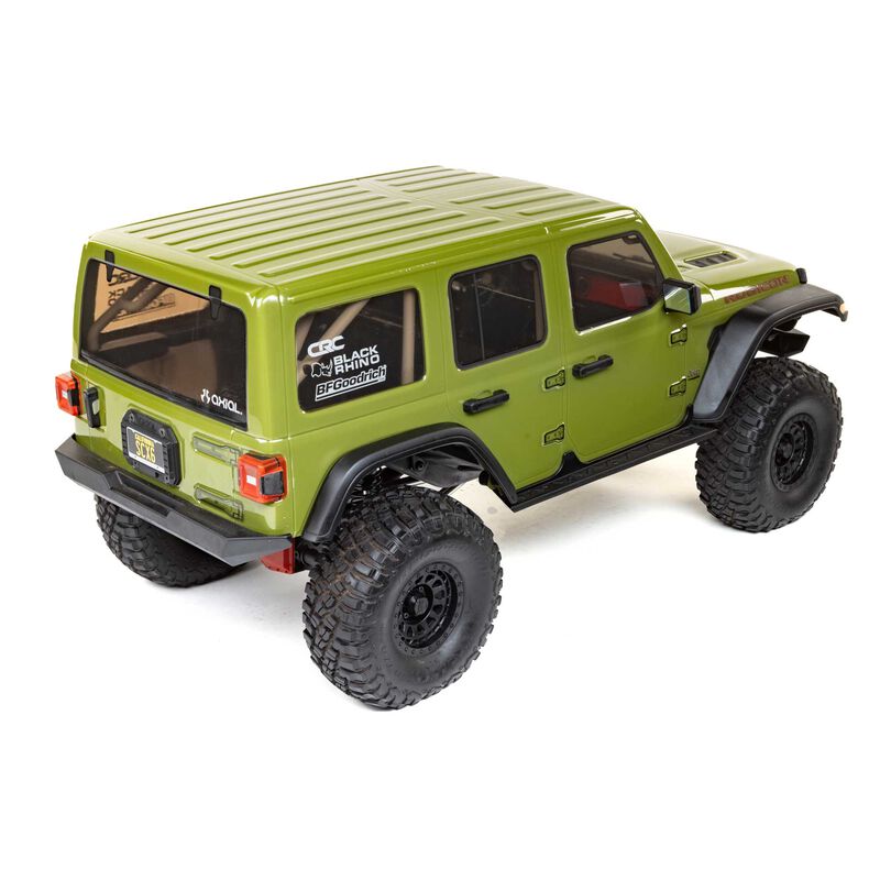 1/6 SCX6 Jeep JLU Wrangler 4X4 Rock Crawler RTR: Green - immagine 6