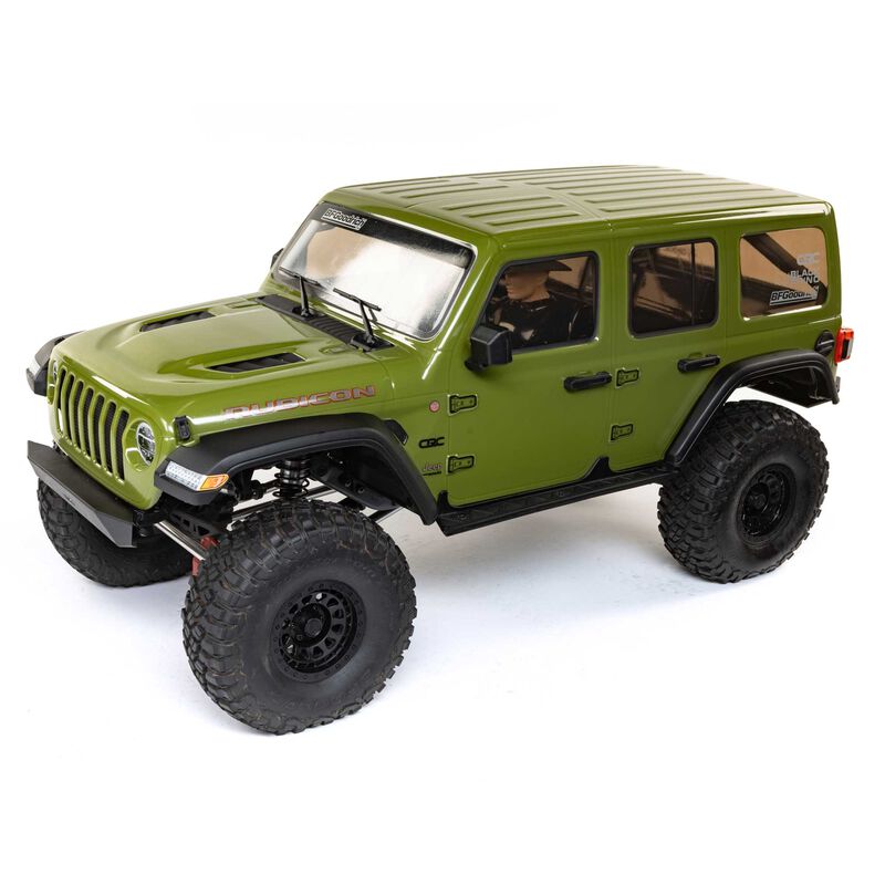 1/6 SCX6 Jeep JLU Wrangler 4X4 Rock Crawler RTR: Green - immagine 5