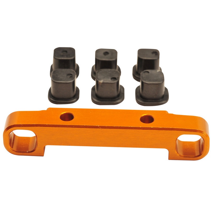 Alu Suspension Arm Mount rear incl. Inserts TC02CEVO