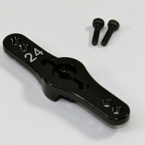 Alu Servo Horn double 24T black