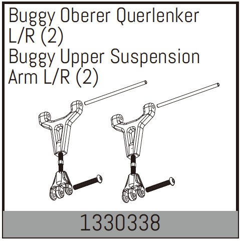 Buggy Upper Suspension Arm L/R (2)