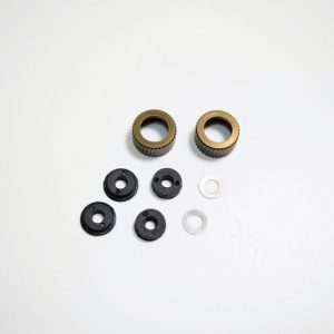 Shock Lower Caps (2) AB2.8 BL